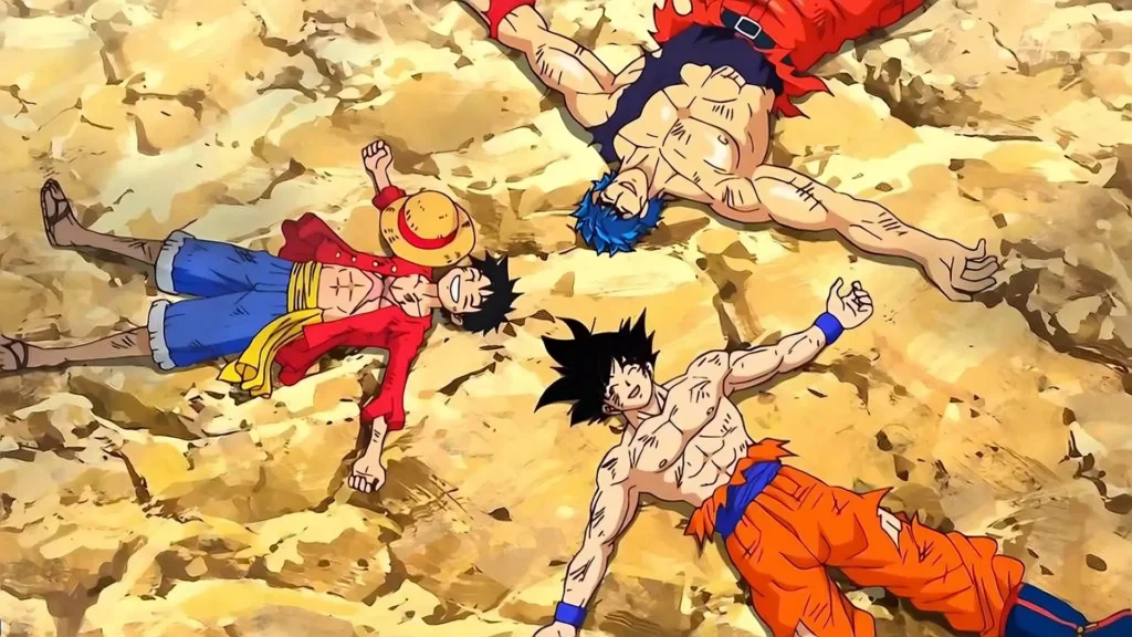 Netflix adiciona episódio crossover de One Piece, Dragon Ball Z e Toriko dublado em português!